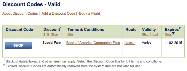 Alaska Companion Fare