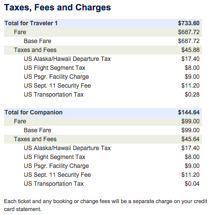 Upgrade and companion fare 2