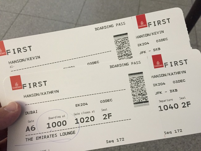 first class round trip tickets to dubai