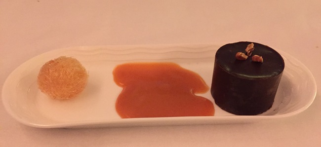 a plate of food on a table