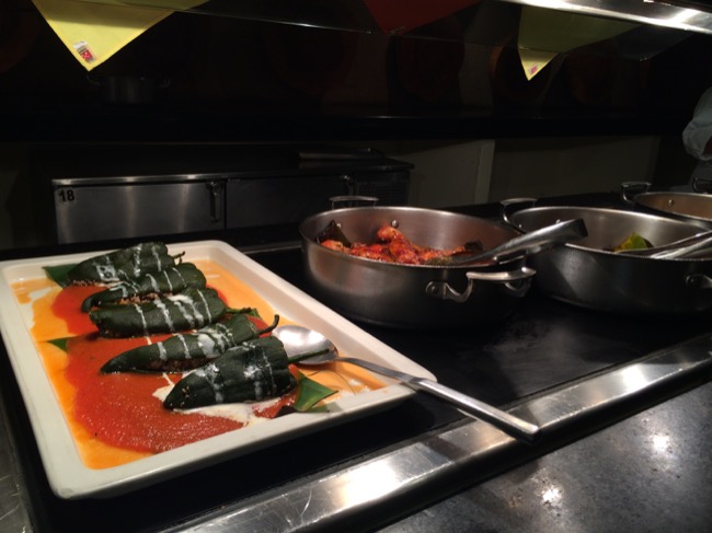 food on a stove