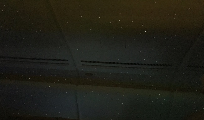 stars in a ceiling