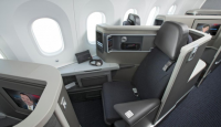 a seat in a plane