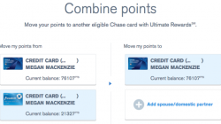 a screenshot of a credit card