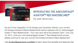 US Airways Mastercard End Date Announced