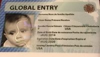 a close up of a passport