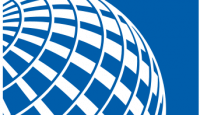 a blue and black logo