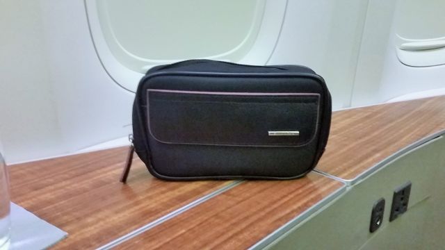 Cathay Pacific First Class amenity kit