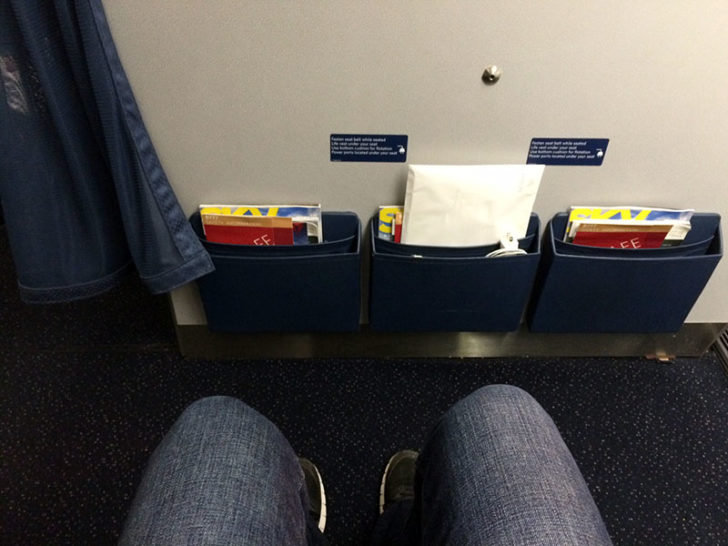 Delta Comfort Plus lots of legroom