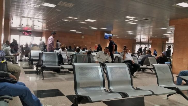 Luxor departure hall