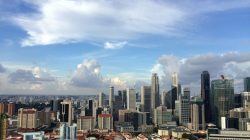 a city with many tall buildings