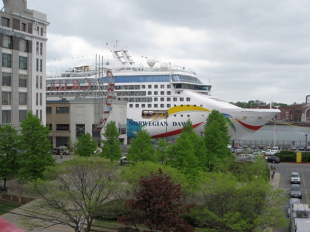 Norwegian Dawn at Cruiseport Boston