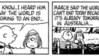 a comic strip of a woman and a man