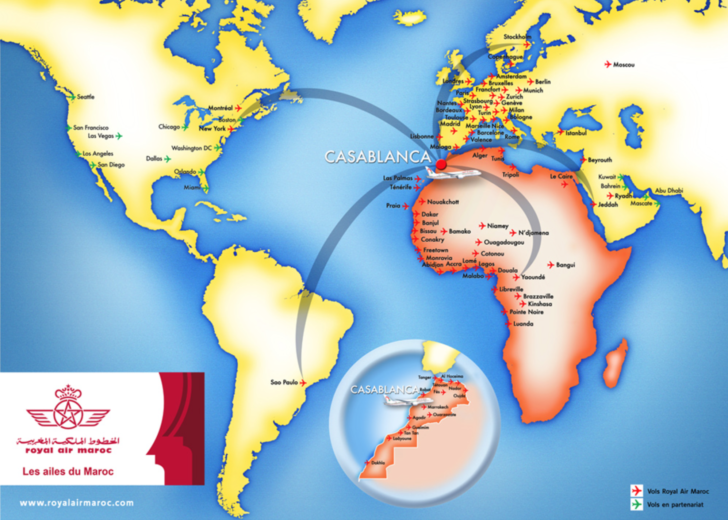 a map of the world with cities and cities