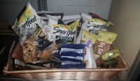 a basket of snacks