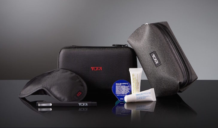 Delta new TUMI Amenity Kits