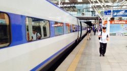 a train at a station