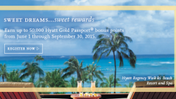 Hyatt Gold Passport Summer Promotion 2015: Earn up to 65,000 Bonus Points