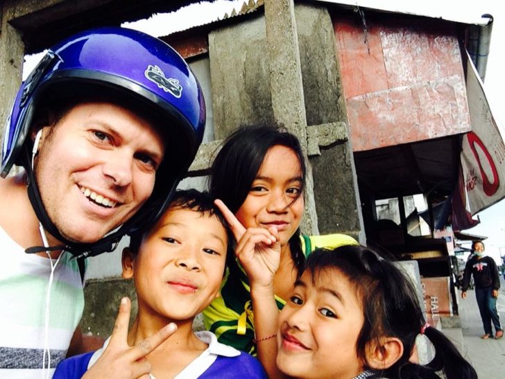 These kids (who live on top of a volcano) flagged me down and wanted a picture.