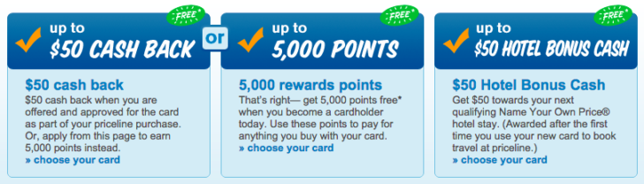 Priceline credit card