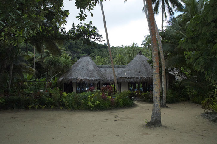 Laucala Beach view of villa