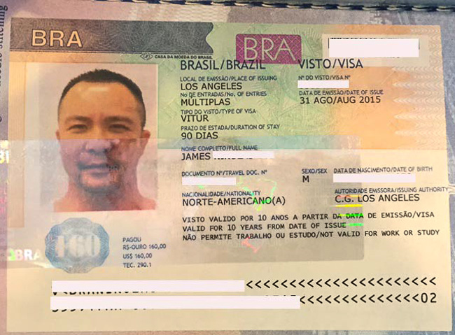 brazil tourist visa documents