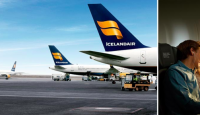 a close-up of several airplanes