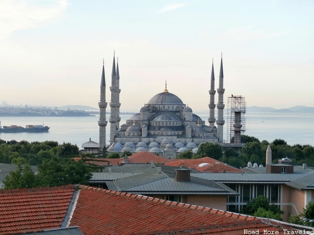 View of Blue Mosque from Hotel Nena, Istanbul