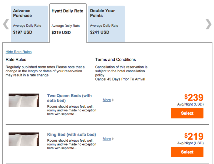 Hyatt Place Park City rates