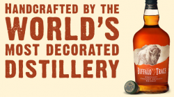 a bottle of alcohol with text overlay