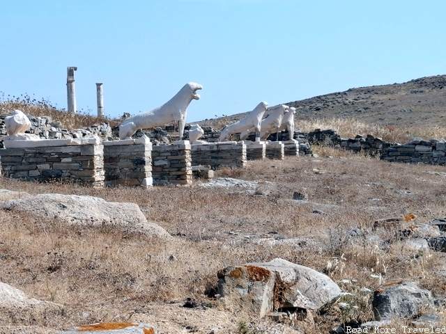 Terrace of the Lions, Delos, Greece