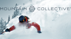 a person in red pants skiing