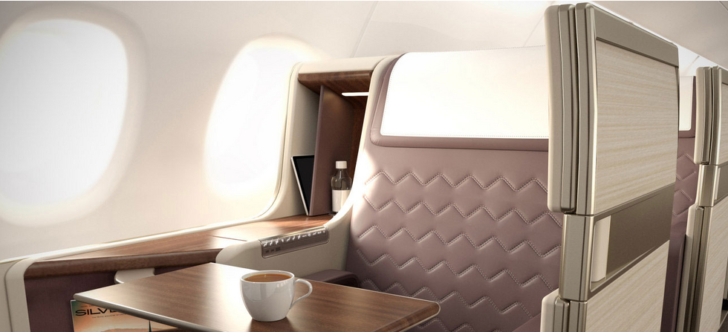 New Singapore Airlines business class