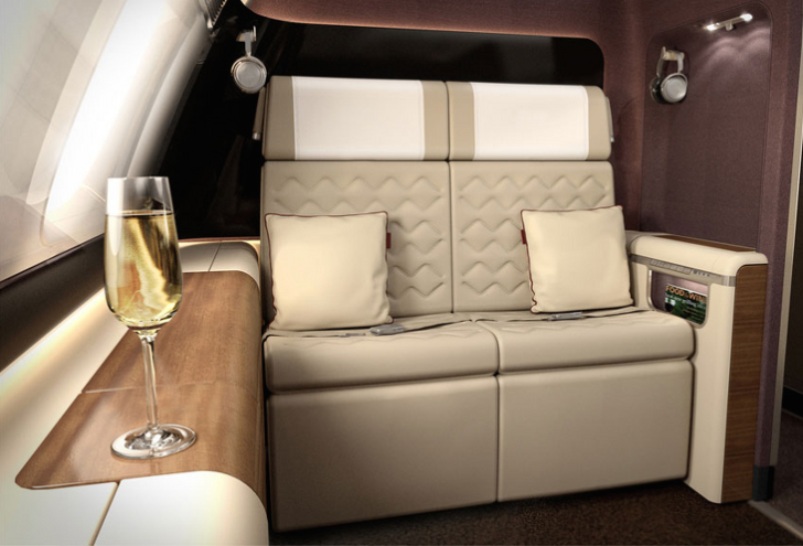 New Singapore Airlines first class