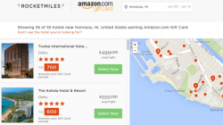 Earn Amazon Gift Cards by Booking Hotels with Rocketmiles