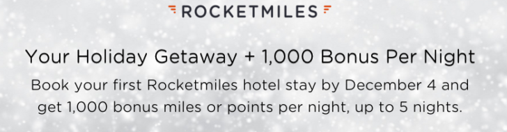 Rocketmiles holiday 2015