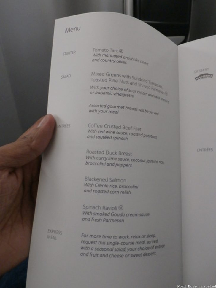 Dinner Menu