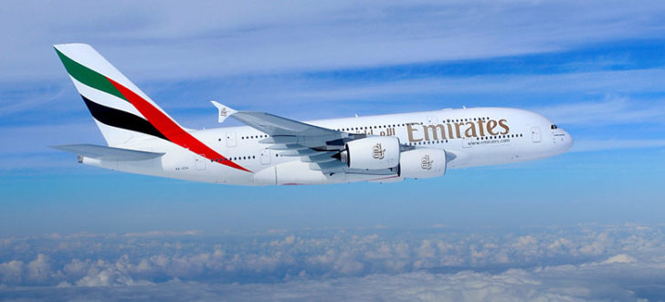 an airplane flying in the sky