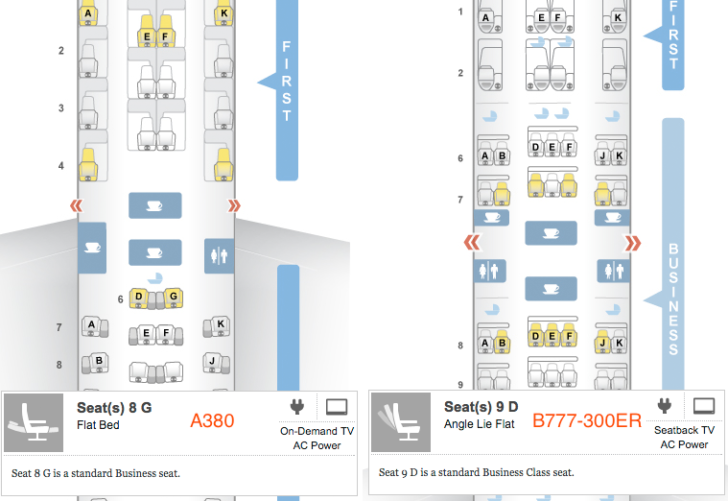 Emirates Cabin Comparison