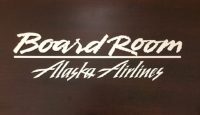 a sign with white text