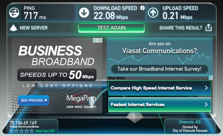 United WiFi speed