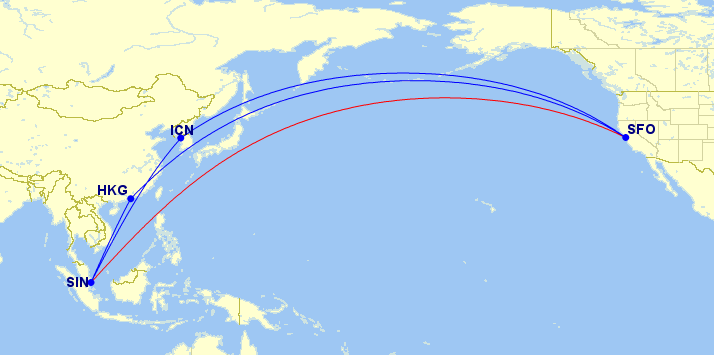 United new Singapore routes