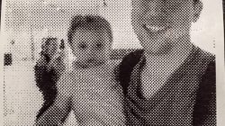 a man and child in a photo