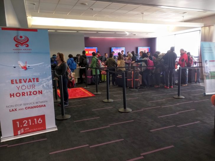 Hainan Airlines check in LAX