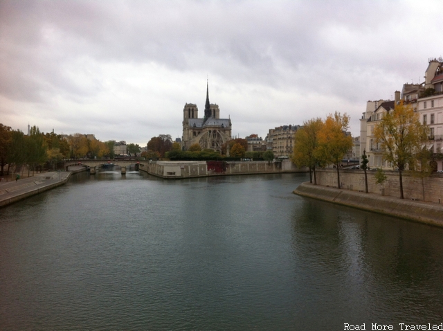 Rear of Notre Dame Cathedral, Paris