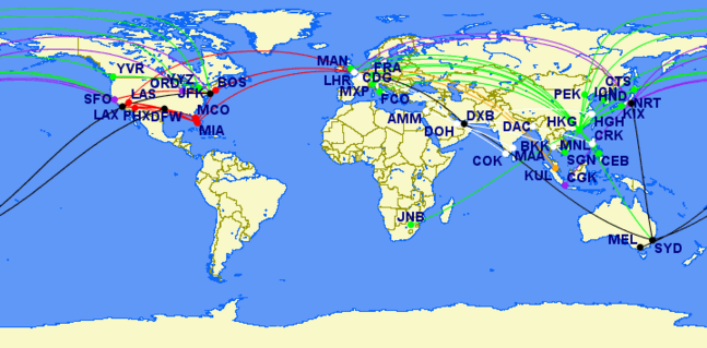 Oneworld sans BA and JJ