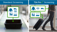 a person with luggage on conveyor belt