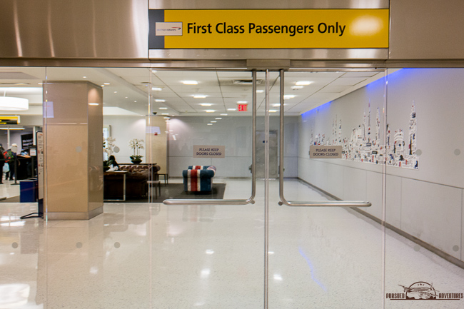 British Airways First Class check-in