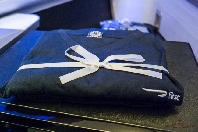 British Airways First Class pajamas