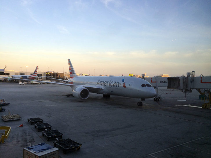 American Airlines 787 Haneda business class 08